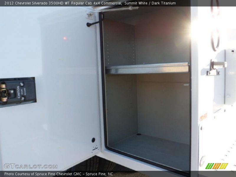 Summit White / Dark Titanium 2012 Chevrolet Silverado 3500HD WT Regular Cab 4x4 Commercial