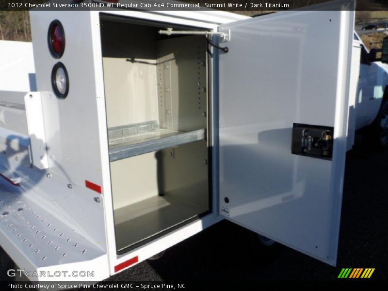 Summit White / Dark Titanium 2012 Chevrolet Silverado 3500HD WT Regular Cab 4x4 Commercial