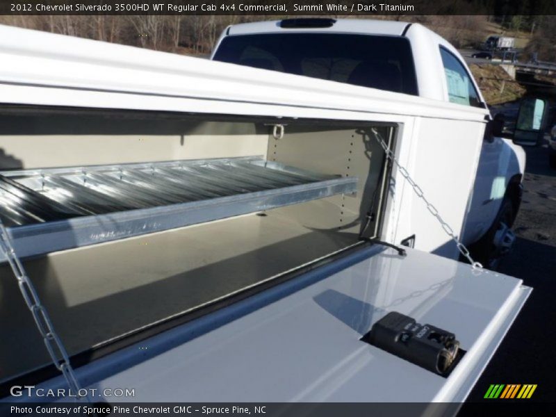 Summit White / Dark Titanium 2012 Chevrolet Silverado 3500HD WT Regular Cab 4x4 Commercial