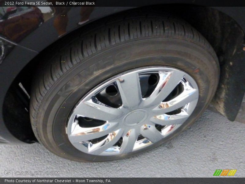 Black / Charcoal Black 2012 Ford Fiesta SE Sedan