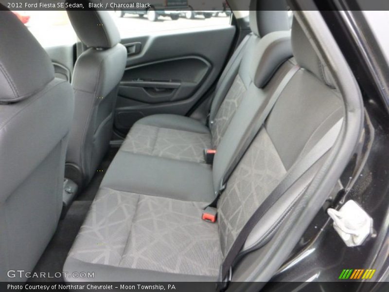 Black / Charcoal Black 2012 Ford Fiesta SE Sedan