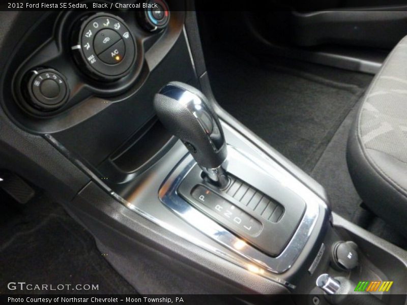 Black / Charcoal Black 2012 Ford Fiesta SE Sedan
