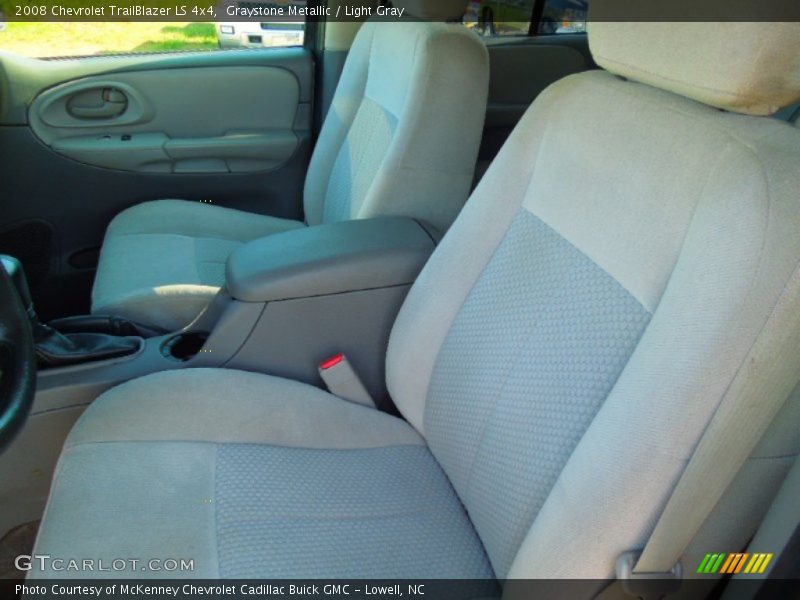 Graystone Metallic / Light Gray 2008 Chevrolet TrailBlazer LS 4x4