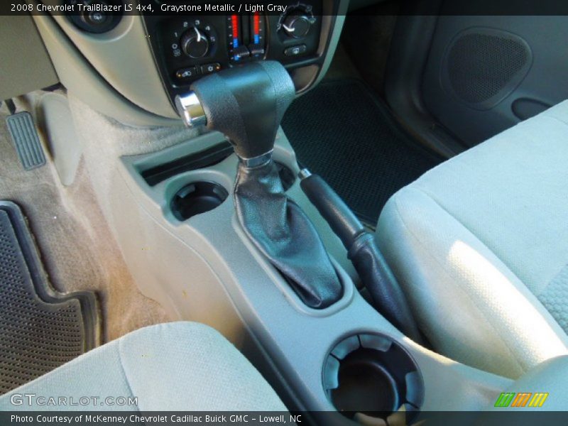 Graystone Metallic / Light Gray 2008 Chevrolet TrailBlazer LS 4x4