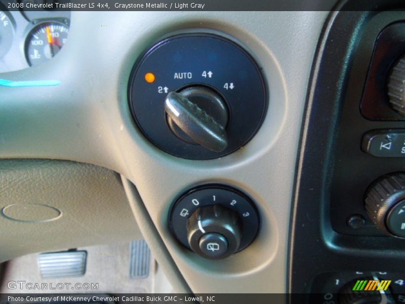 Graystone Metallic / Light Gray 2008 Chevrolet TrailBlazer LS 4x4
