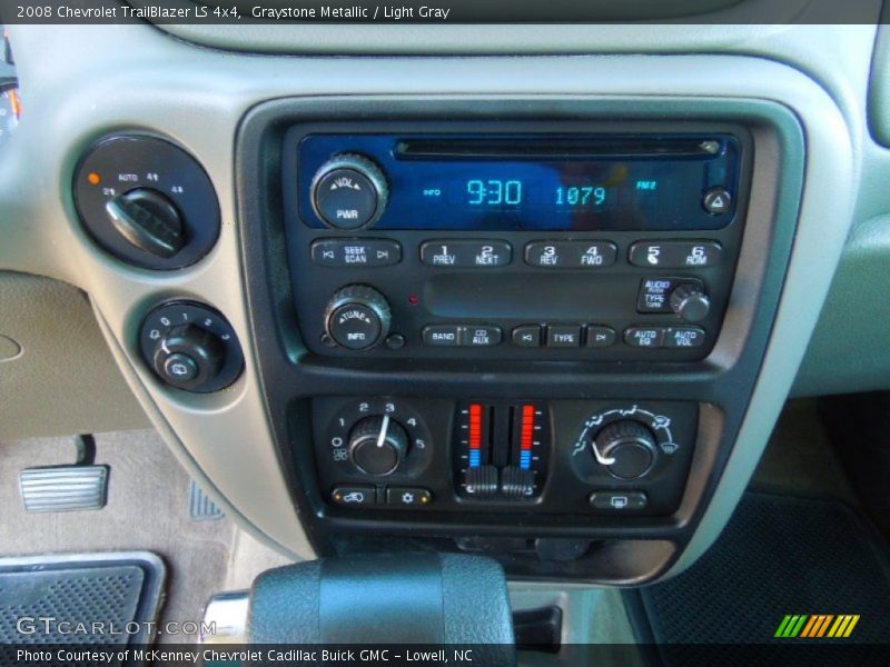 Graystone Metallic / Light Gray 2008 Chevrolet TrailBlazer LS 4x4