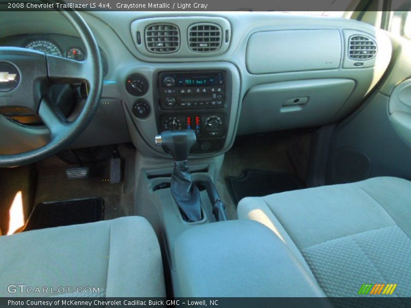 Graystone Metallic / Light Gray 2008 Chevrolet TrailBlazer LS 4x4