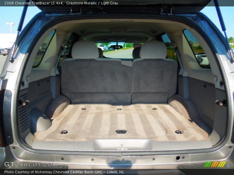 Graystone Metallic / Light Gray 2008 Chevrolet TrailBlazer LS 4x4