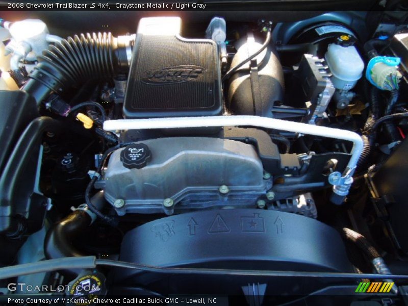 Graystone Metallic / Light Gray 2008 Chevrolet TrailBlazer LS 4x4