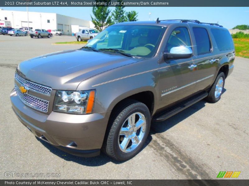 Mocha Steel Metallic / Light Cashmere/Dark Cashmere 2013 Chevrolet Suburban LTZ 4x4