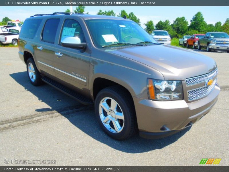 Mocha Steel Metallic / Light Cashmere/Dark Cashmere 2013 Chevrolet Suburban LTZ 4x4