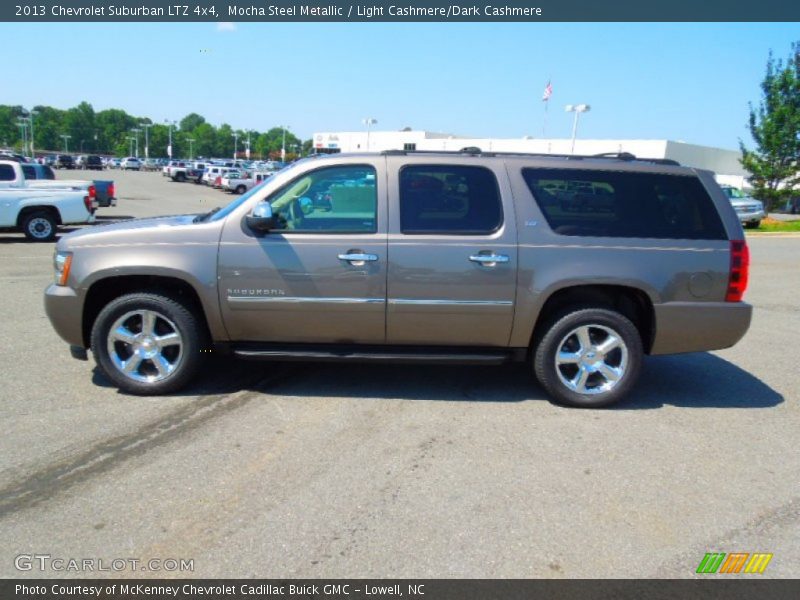 Mocha Steel Metallic / Light Cashmere/Dark Cashmere 2013 Chevrolet Suburban LTZ 4x4