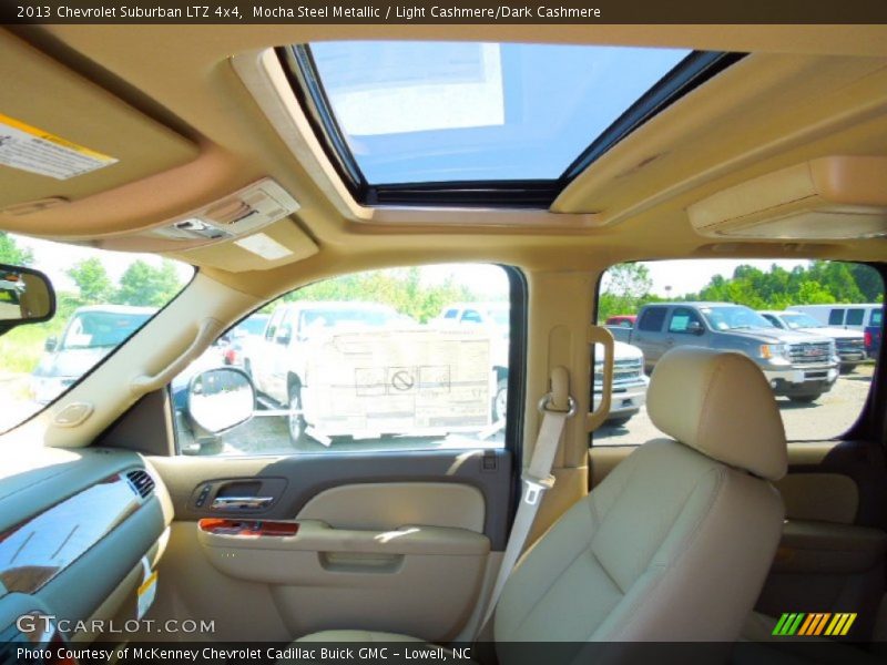 Mocha Steel Metallic / Light Cashmere/Dark Cashmere 2013 Chevrolet Suburban LTZ 4x4