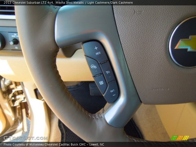 Mocha Steel Metallic / Light Cashmere/Dark Cashmere 2013 Chevrolet Suburban LTZ 4x4