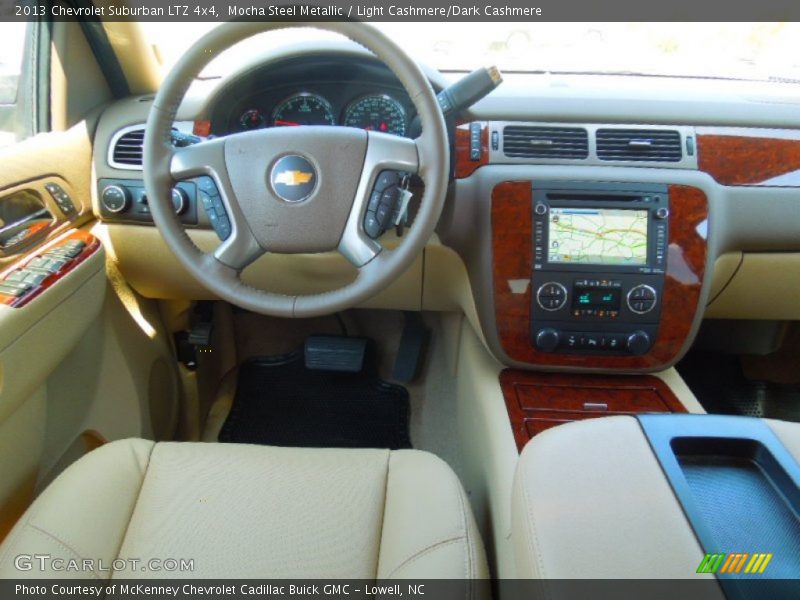 Mocha Steel Metallic / Light Cashmere/Dark Cashmere 2013 Chevrolet Suburban LTZ 4x4