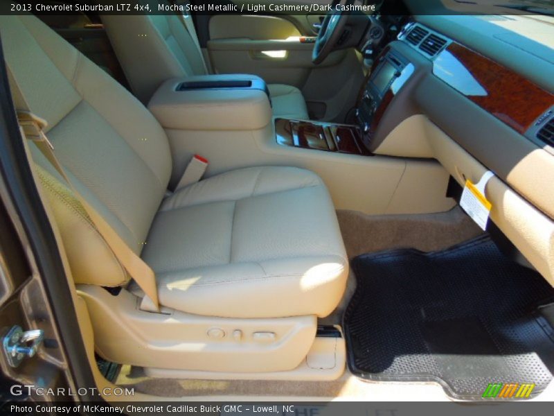 Mocha Steel Metallic / Light Cashmere/Dark Cashmere 2013 Chevrolet Suburban LTZ 4x4