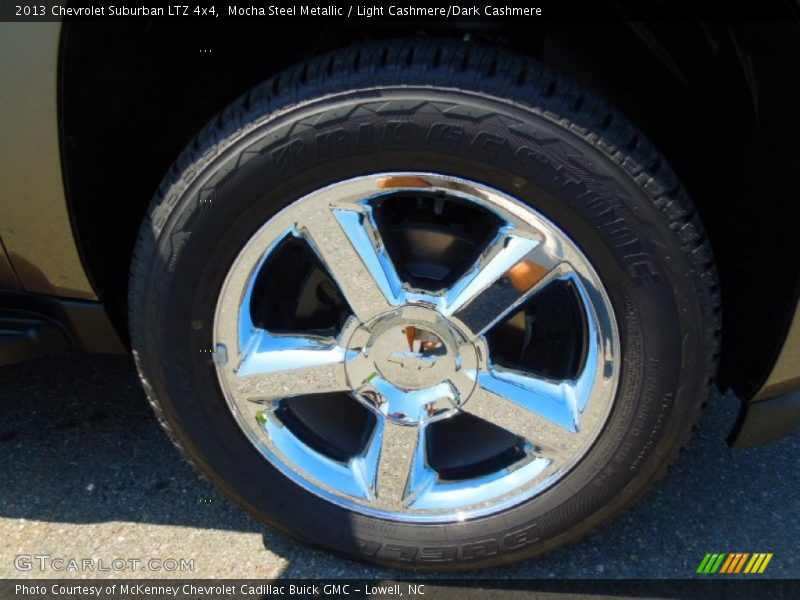 Mocha Steel Metallic / Light Cashmere/Dark Cashmere 2013 Chevrolet Suburban LTZ 4x4