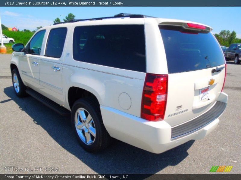 White Diamond Tricoat / Ebony 2013 Chevrolet Suburban LTZ 4x4