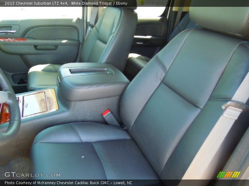 White Diamond Tricoat / Ebony 2013 Chevrolet Suburban LTZ 4x4