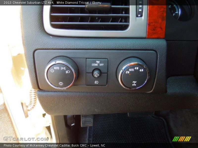 White Diamond Tricoat / Ebony 2013 Chevrolet Suburban LTZ 4x4
