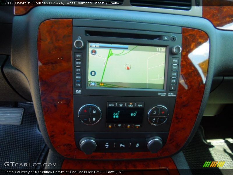 White Diamond Tricoat / Ebony 2013 Chevrolet Suburban LTZ 4x4