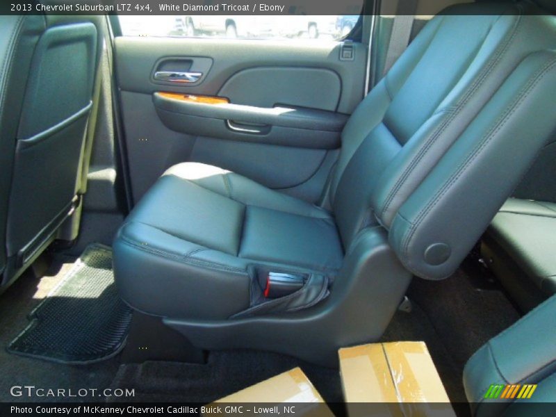 White Diamond Tricoat / Ebony 2013 Chevrolet Suburban LTZ 4x4