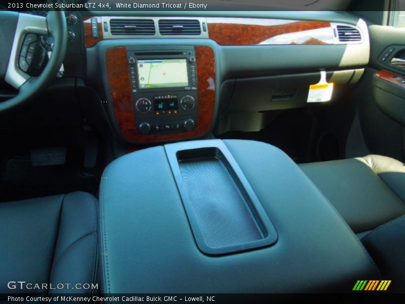 White Diamond Tricoat / Ebony 2013 Chevrolet Suburban LTZ 4x4