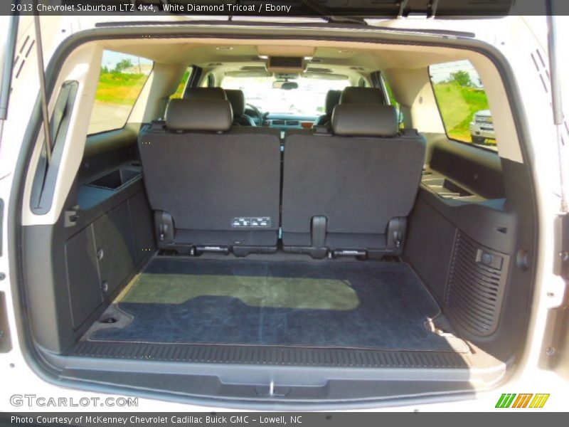 White Diamond Tricoat / Ebony 2013 Chevrolet Suburban LTZ 4x4