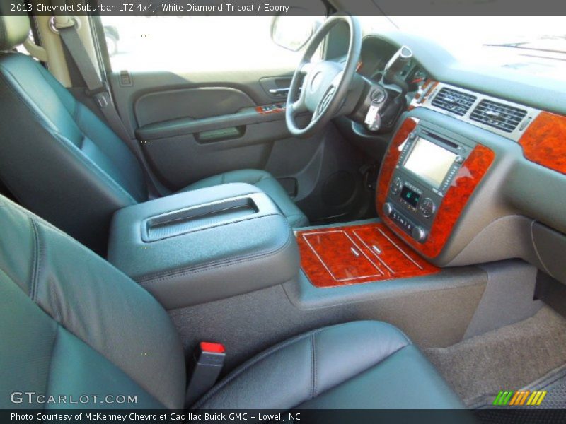 White Diamond Tricoat / Ebony 2013 Chevrolet Suburban LTZ 4x4