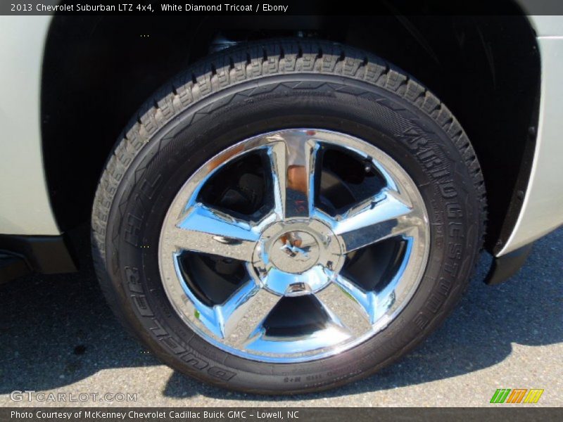 White Diamond Tricoat / Ebony 2013 Chevrolet Suburban LTZ 4x4
