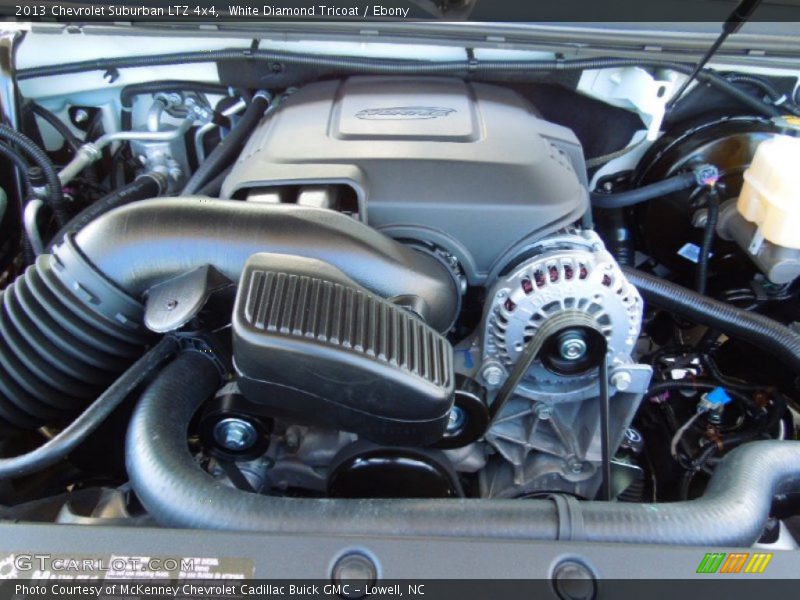 White Diamond Tricoat / Ebony 2013 Chevrolet Suburban LTZ 4x4