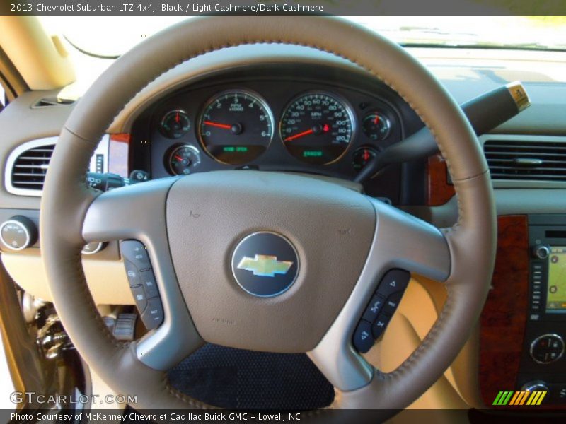 Black / Light Cashmere/Dark Cashmere 2013 Chevrolet Suburban LTZ 4x4