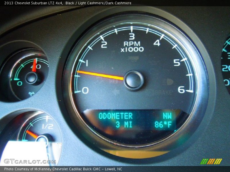 Black / Light Cashmere/Dark Cashmere 2013 Chevrolet Suburban LTZ 4x4