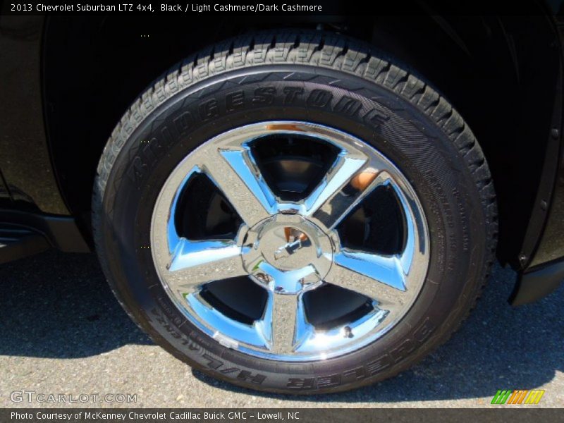 Black / Light Cashmere/Dark Cashmere 2013 Chevrolet Suburban LTZ 4x4