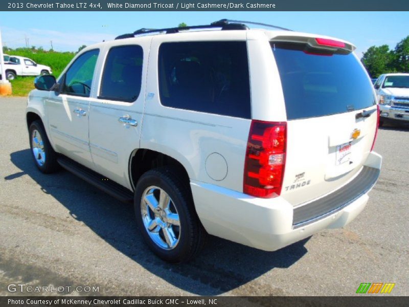 White Diamond Tricoat / Light Cashmere/Dark Cashmere 2013 Chevrolet Tahoe LTZ 4x4