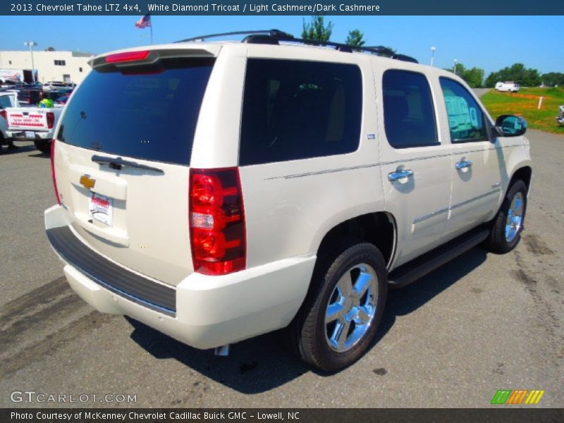 White Diamond Tricoat / Light Cashmere/Dark Cashmere 2013 Chevrolet Tahoe LTZ 4x4