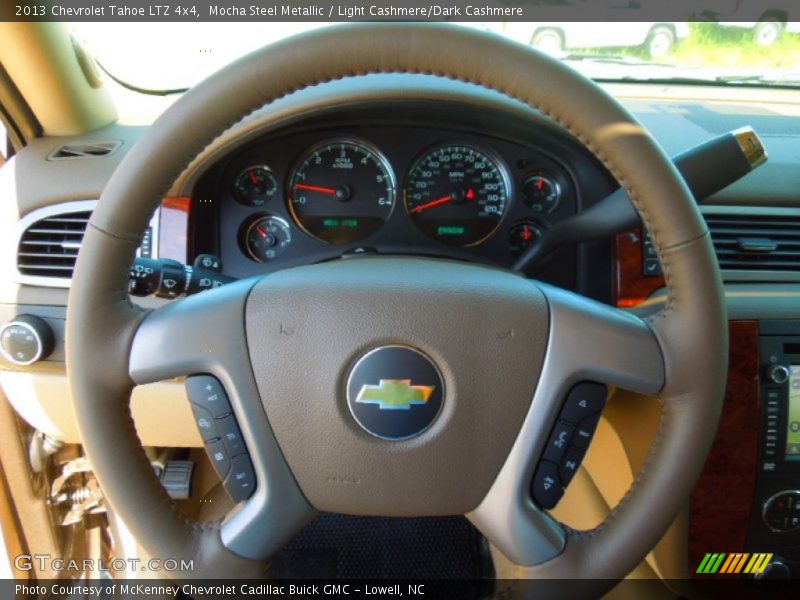 Mocha Steel Metallic / Light Cashmere/Dark Cashmere 2013 Chevrolet Tahoe LTZ 4x4