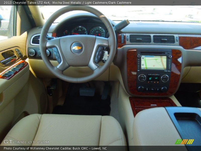 Mocha Steel Metallic / Light Cashmere/Dark Cashmere 2013 Chevrolet Tahoe LTZ 4x4