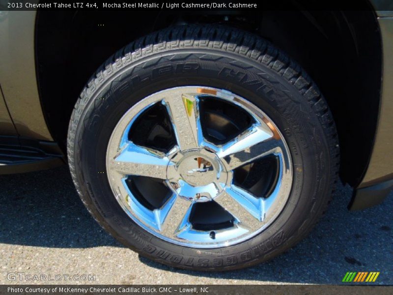 Mocha Steel Metallic / Light Cashmere/Dark Cashmere 2013 Chevrolet Tahoe LTZ 4x4