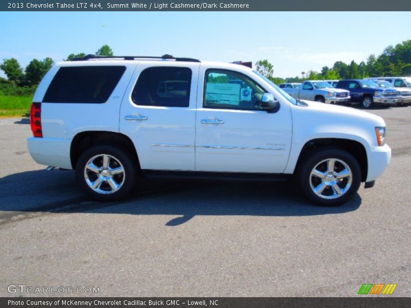 Summit White / Light Cashmere/Dark Cashmere 2013 Chevrolet Tahoe LTZ 4x4