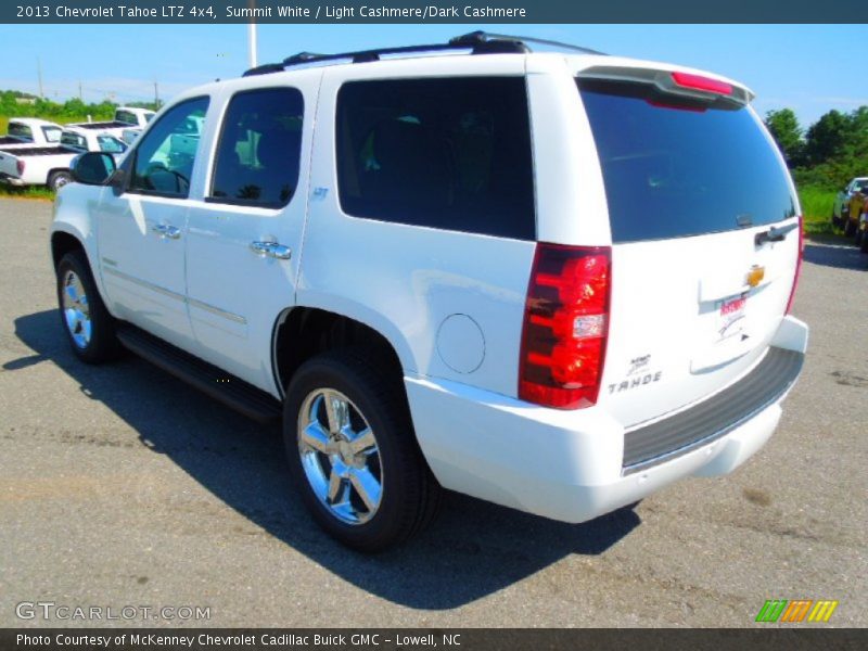 Summit White / Light Cashmere/Dark Cashmere 2013 Chevrolet Tahoe LTZ 4x4