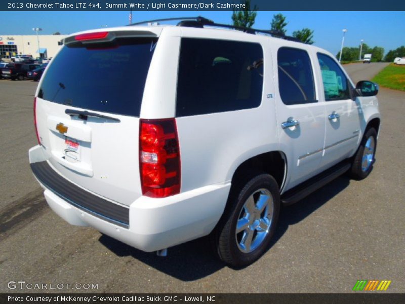 Summit White / Light Cashmere/Dark Cashmere 2013 Chevrolet Tahoe LTZ 4x4