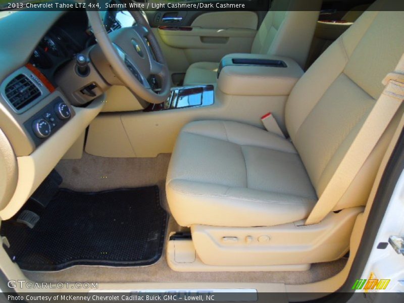 Summit White / Light Cashmere/Dark Cashmere 2013 Chevrolet Tahoe LTZ 4x4