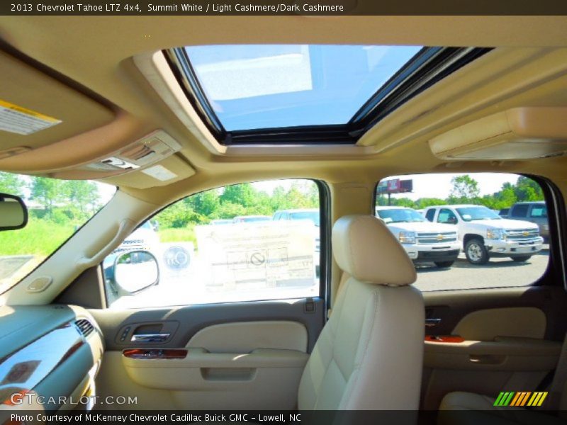Summit White / Light Cashmere/Dark Cashmere 2013 Chevrolet Tahoe LTZ 4x4