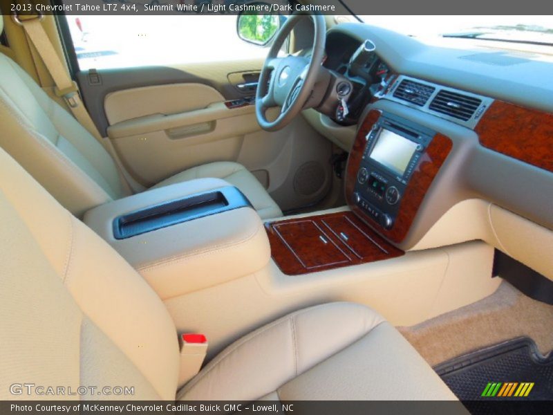 Summit White / Light Cashmere/Dark Cashmere 2013 Chevrolet Tahoe LTZ 4x4
