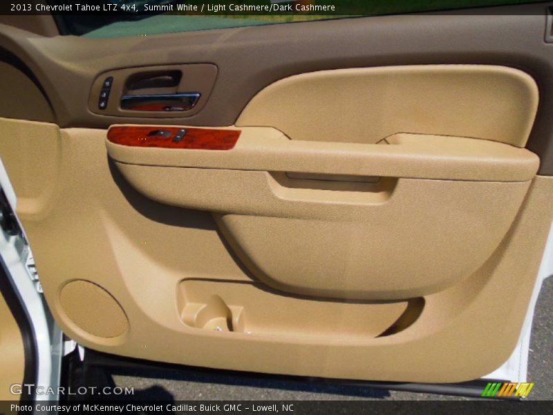 Summit White / Light Cashmere/Dark Cashmere 2013 Chevrolet Tahoe LTZ 4x4