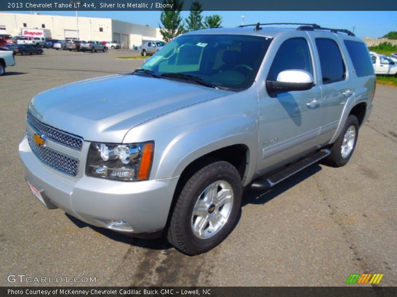 Silver Ice Metallic / Ebony 2013 Chevrolet Tahoe LT 4x4