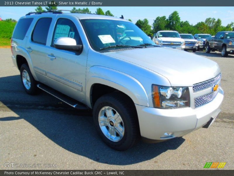 Silver Ice Metallic / Ebony 2013 Chevrolet Tahoe LT 4x4