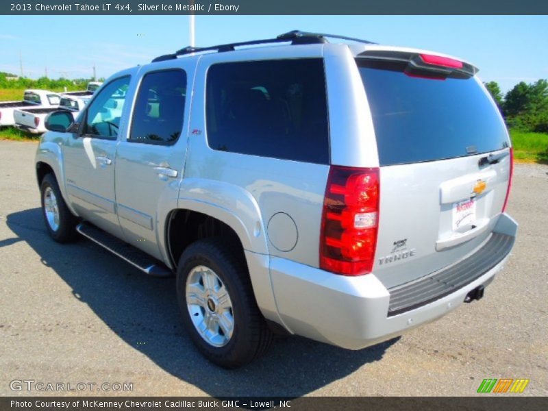 Silver Ice Metallic / Ebony 2013 Chevrolet Tahoe LT 4x4