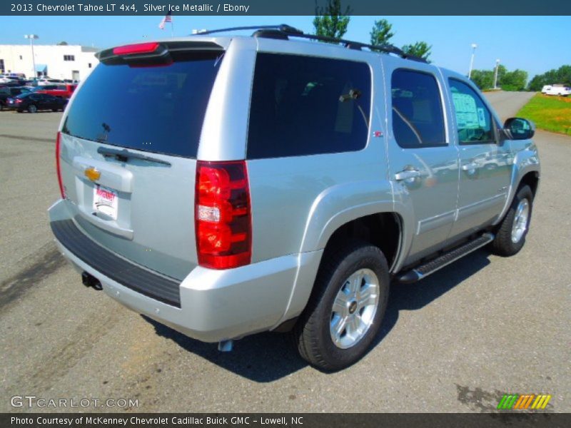 Silver Ice Metallic / Ebony 2013 Chevrolet Tahoe LT 4x4